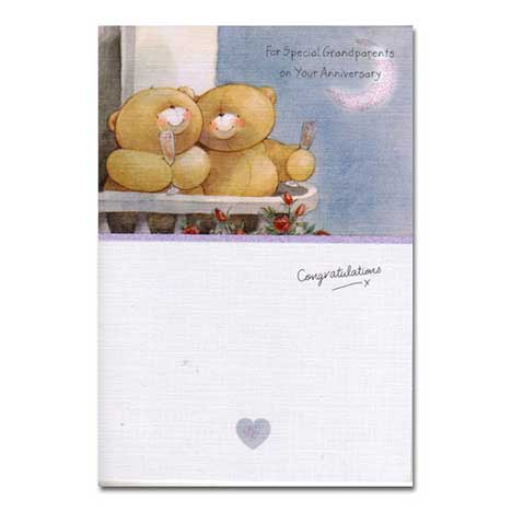 Grandparents Anniversary Forever Friends Card